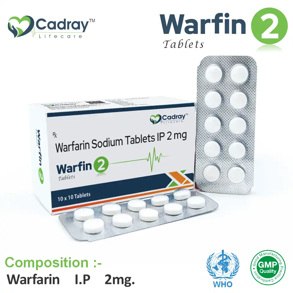 Warfarin 2 mg Tablet in PCD Pharma Franchise